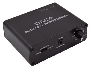 CONVERTITORE AUDIO DIGITALE / ANALOGICO CON AMPLIFICATORE PER CUFFIE GBC