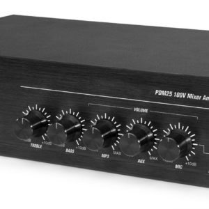 Amplificatore 25W 100V con BT e USB Power Dynamics