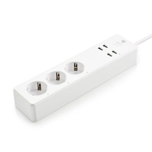 Multipresa SMART Wi-Fi, controlla fino a 3 apparecchio da smartphone o assistente vocale