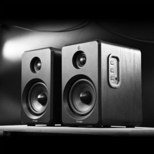 HS-X20 - COPPIA CASSE ATTIVE DA SCAFFALE CON BLUETOOTH E TELECOMANDO