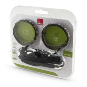Kit nastro Led Bianco caldo 2,25W/m 5Vdc 2 x 0,6m - plug and play