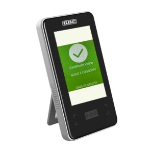 GREEN PASS SCAN 5" - LETTORE PER GREEN PASS QR CODE 5"