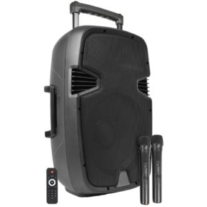 SPJ-PA915 - BOX AUDIO ATTIVO 15" 700W A BATTERIA CON BLUETOOTH/USB/SD, MP3, ECHO, EQUALIZZATORE E TROLLEY