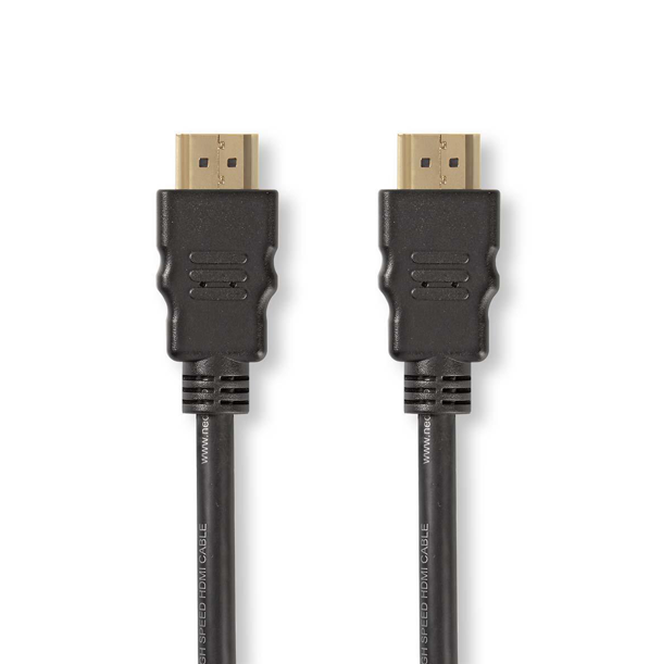 Cavo HDMI Ad Alta Velocità Con Ethernet 4K ULTRA HD, ARC, Schermato Da 2 Metri Colore Nero 150187 Cavo HDMI Ad Alta Velocità Con Ethernet 4K ULTRA HD, ARC, Schermato Da 2 Metri Colore Nero 150187