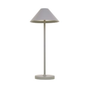 LIBERTY - Lampada Da Tavolo In Alluminio a Batteria 3W Colore Silver