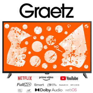 SMART TV Graetz 43″ GR43Z1470 LED Full-HD HDR10 WebOs 2.0