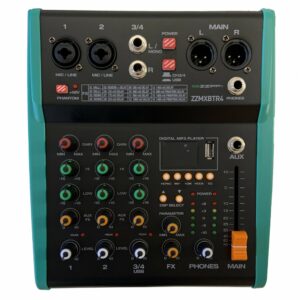 ZZIPP ZZMXBTR4 - Mixer Compatto 4 Canali con Multieffetto